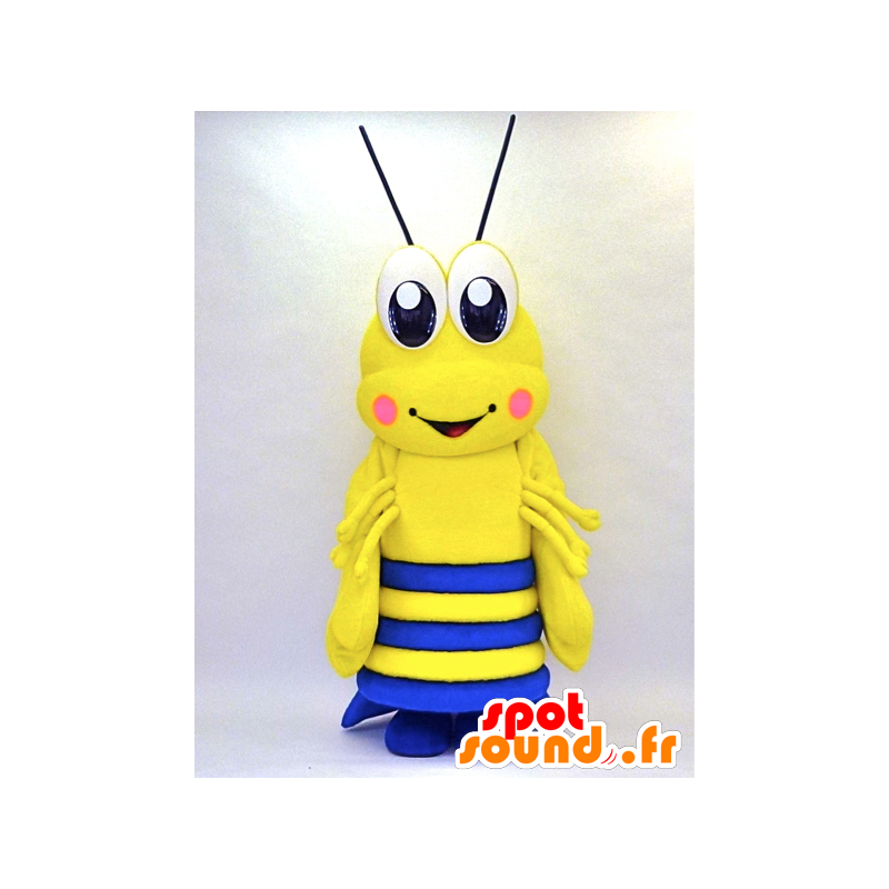 Minun maskotti Jackie, keltainen hyönteinen - MASFR26115 - Mascottes Yuru-Chara Japonaises