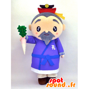 Mascotte Taku Weng anciano japonés - MASFR26117 - Yuru-Chara mascotas japonesas