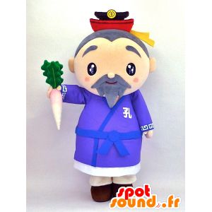 Mascotte de Taku Weng, vieil homme japonais - MASFR26117 - Mascottes Yuru-Chara Japonaises