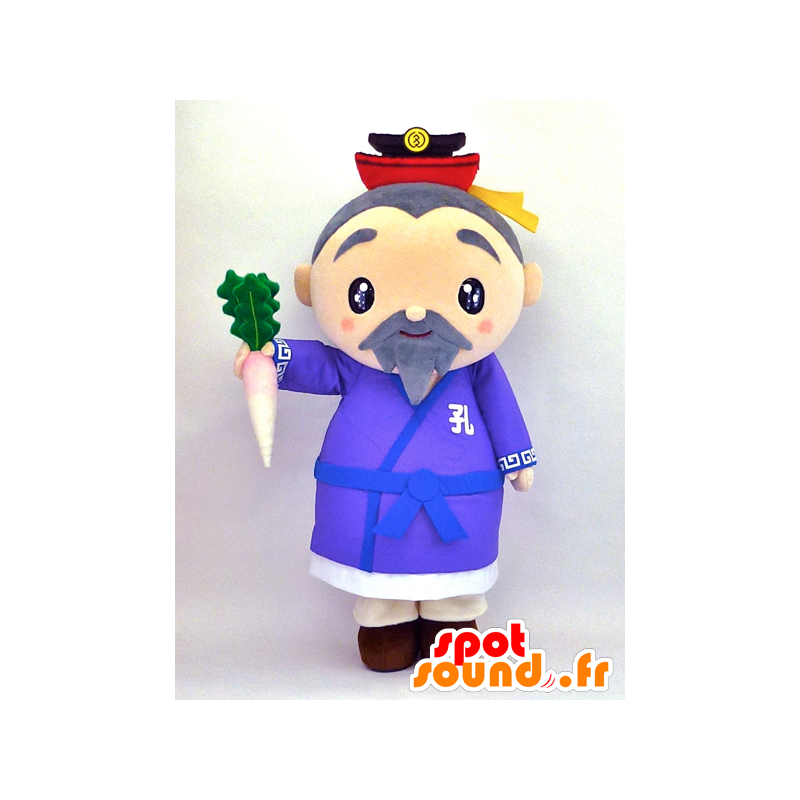 Mascotte Taku Weng anciano japonés - MASFR26117 - Yuru-Chara mascotas japonesas