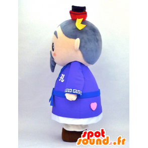 Mascot Taku Weng oude Japanse man - MASFR26117 - Yuru-Chara Japanse Mascottes