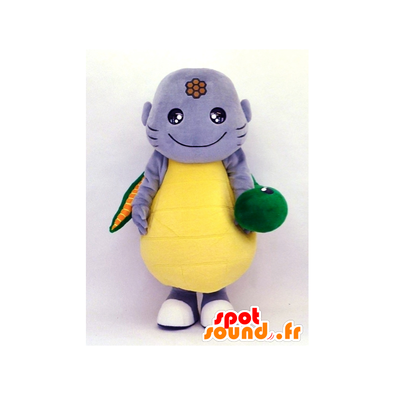 Shen Kun mascotte, tartaruga con un serpente sul suo guscio - MASFR26119 - Yuru-Chara mascotte giapponese