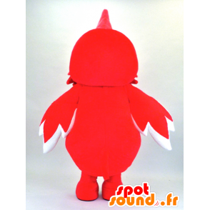 Sue-chan mascot, red and yellow chicken - MASFR26120 - Yuru-Chara Japanese mascots