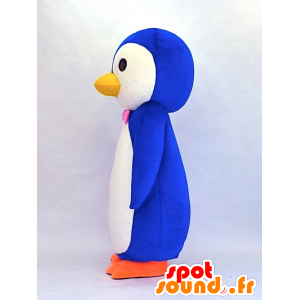 Fami mascotte, blauw en wit pinguïn - MASFR26121 - Yuru-Chara Japanse Mascottes