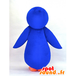 Mascota Fami, azul y pingüino blanco - MASFR26121 - Yuru-Chara mascotas japonesas