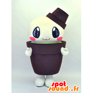 Hachigoro mascote, homem em um vaso de flores - MASFR26130 - Yuru-Chara Mascotes japoneses