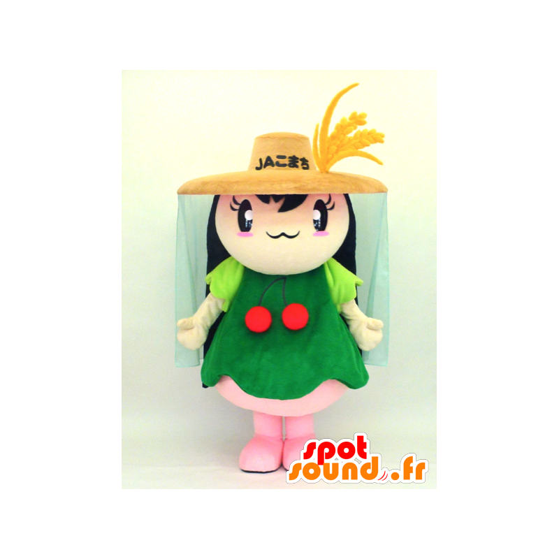 Komachi-chan mascotte, donna workwear - MASFR26131 - Yuru-Chara mascotte giapponese