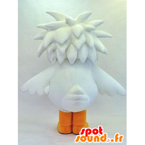 Maskot Tomedoki-kun, bílý pták s dlouhým zobákem - MASFR26132 - Yuru-Chara japonské Maskoti