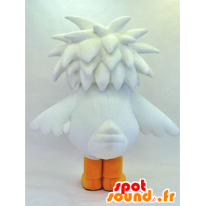 Mascot Tomedoki-kun, weißer Vogel mit einem langen Schnabel - MASFR26132 - Yuru-Chara japanischen Maskottchen