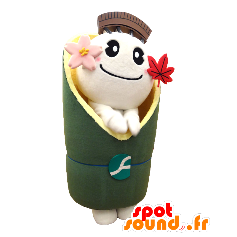 Arashihana chan mascotte, piccolo mostro verde di Kyoto - MASFR26135 - Yuru-Chara mascotte giapponese