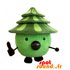 Mascot Goody-kun, grønt tre med en stor nese - MASFR26137 - Yuru-Chara japanske Mascots