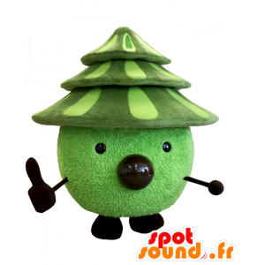 Μασκότ Goody-kun, πράσινο δέντρο με μια μεγάλη μύτη - Ιαπωνικές μασκότ Yuru-Chara - MASFR26137 - SpotSound.fr