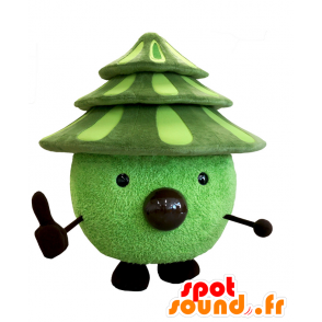 Μασκότ Goody-kun, πράσινο δέντρο με μια μεγάλη μύτη - Ιαπωνικές μασκότ Yuru-Chara - MASFR26137 - SpotSound.fr