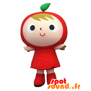 Mascot A-ppurin, muy lindo con la cabeza de tomate - MASFR26139 - Yuru-Chara mascotas japonesas