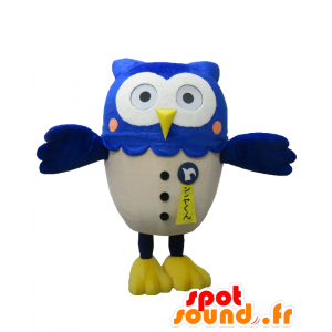 Shinya-kun mascot, blue and white owl Tokyo - MASFR26147 - Yuru-Chara Japanese mascots