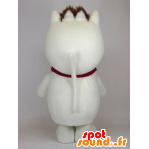 Windowsill de Madeleineという名前の白い猫のマスコット、魅力的です！ -MASFR26149-日本のゆるキャラマスコット