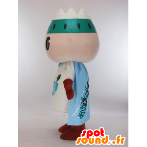 Mascot Shimizu-cho, with green mountains on the head - MASFR26150 - Yuru-Chara Japanese mascots