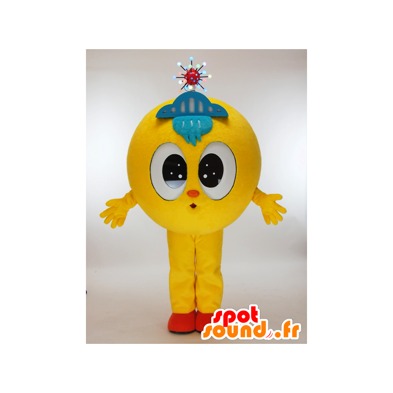 Kawatamadon kun Maskottchen mit Feuerwerk - MASFR26154 - Yuru-Chara japanischen Maskottchen