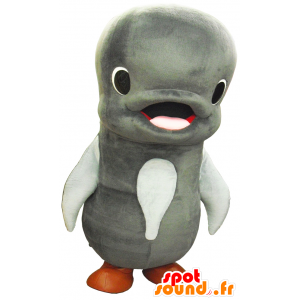 Dolphin maskot Gon-kun grå og hvite kjempe for Taiji - MASFR26162 - Yuru-Chara japanske Mascots