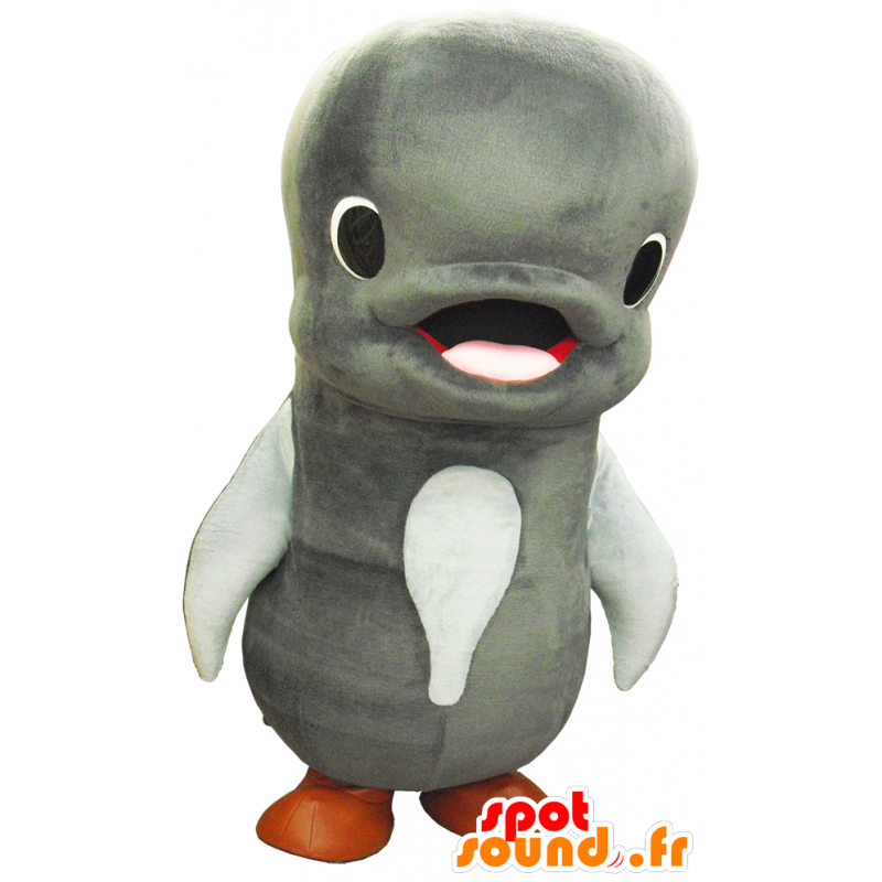 Delfín gris mascota Gon-kun y blanco, gigante de Taiji - MASFR26162 - Yuru-Chara mascotas japonesas