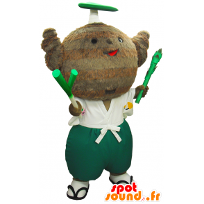 Satomaru kun mascot with a fungus on the head - MASFR26179 - Yuru-Chara Japanese mascots