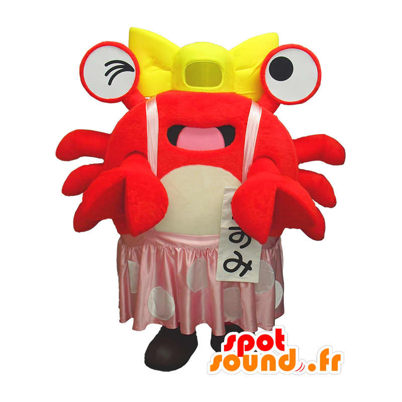 Mascotte de Kasumi-chan, de crabe rouge, d'écrevisse - MASFR26183 - Mascottes Yuru-Chara Japonaises