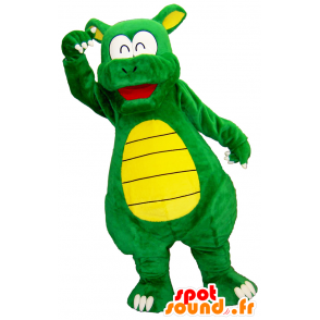 Wami-kun mascot, green and yellow dragon - MASFR26195 - Yuru-Chara Japanese mascots