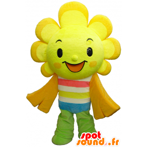 Miranba kun mascot, yellow flower, sun, cheerful - MASFR26200 - Yuru-Chara Japanese mascots