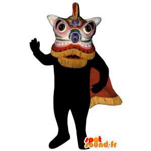 Chinesische Drachen-Maskottchen. Chinesische Drachen Kostüm - MASFR006903 - Dragon-Maskottchen