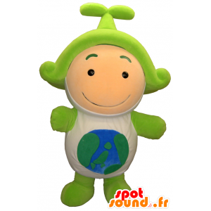 Mascot Biomassa, avaruusolento, jonka aiheena oli kierrätys - MASFR26216 - Mascottes Yuru-Chara Japonaises