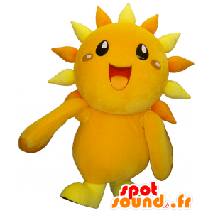 Mascotte Asahi-kun in a yellow and orange sun - MASFR26217 - Yuru-Chara Japanese mascots