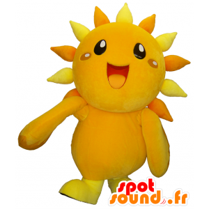 Mascot Asahi-kun, em um sol amarelo e laranja - MASFR26217 - Yuru-Chara Mascotes japoneses