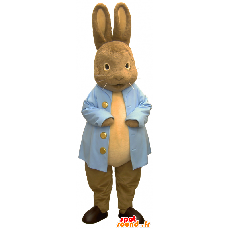Peter mascota, conejo marrón traje azul - MASFR26222 - Yuru-Chara mascotas japonesas