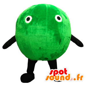 Mascot Suumo, grønn mann, farget sumo - MASFR26229 - Yuru-Chara japanske Mascots