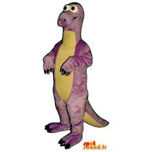 Lila Dinosaurier-Maskottchen. Dinosaurier-Kostüme - MASFR006905 - Maskottchen-Dinosaurier