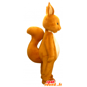 Natokin mascot, brown and beige squirrel, black-eyed - MASFR26231 - Yuru-Chara Japanese mascots