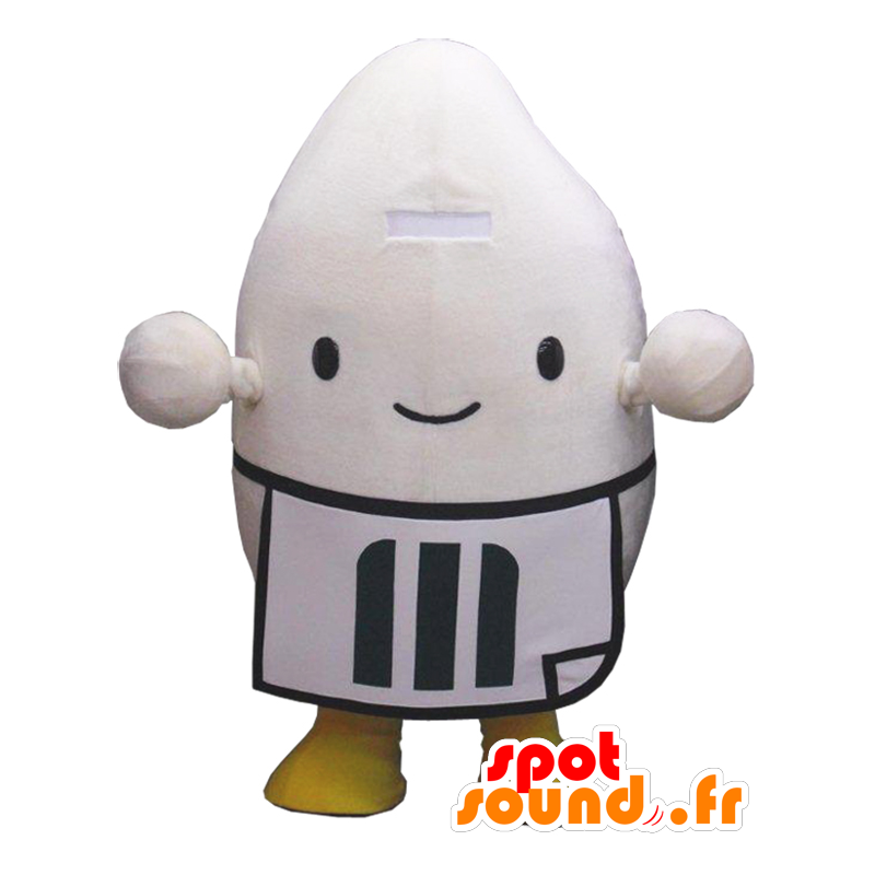 Mitsuhashi kun Maskottchen riesiges Ei mit einer Schürze - MASFR26234 - Yuru-Chara japanischen Maskottchen