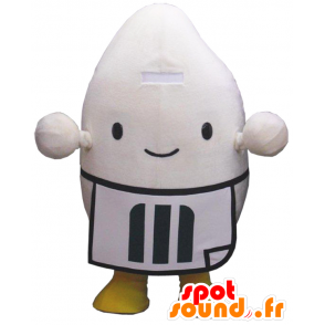 Mascotte de Mitsuhashi kun, d'œuf géant avec un tablier - MASFR26234 - Mascottes Yuru-Chara Japonaises