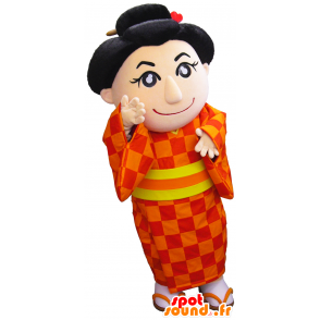 Sakamoto Ryoma mascote, vestido tradicional japonês - MASFR26242 - Yuru-Chara Mascotes japoneses