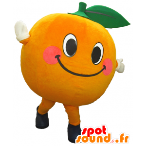 Mascotte de Micchan, bonhomme orange, de fruit, d'orange - MASFR26265 - Mascottes Yuru-Chara Japonaises