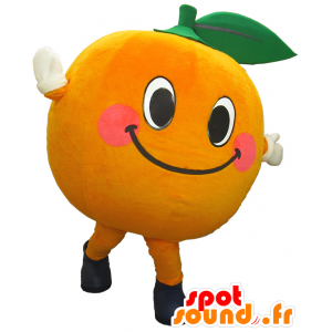 Micchan mascot, orange man, fruit, orange - MASFR26265 - Yuru-Chara Japanese mascots