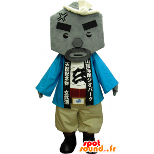 Genbudo Maskottchen, Toyooka, grauen Felsen, Stein - MASFR26269 - Yuru-Chara japanischen Maskottchen