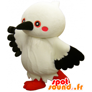 Hyogo maskot, hvid fugl, måge - Spotsound maskot kostume