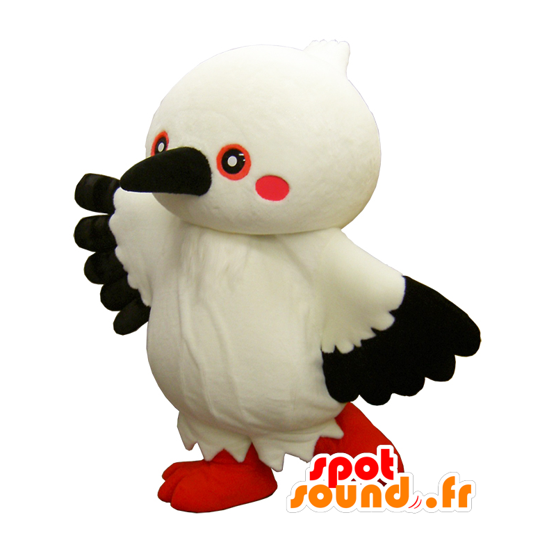 Hyogo maskot, vit fågel, fiskmås - Spotsound maskot