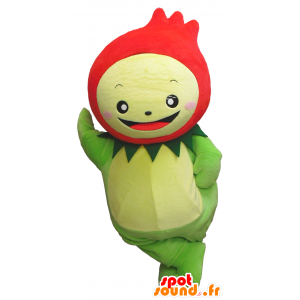 Ai-chan Maskottchen, grünes monster, flaumig, lustig und behaart - MASFR26273 - Yuru-Chara japanischen Maskottchen