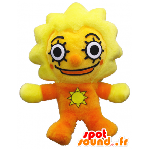 Hayaokikun mascot, yellow flower, sun, cheerful - MASFR26278 - Yuru-Chara Japanese mascots