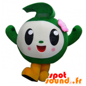 Gran bola verde y blanco de la mascota, llamado Futtsun - MASFR26302 - Yuru-Chara mascotas japonesas