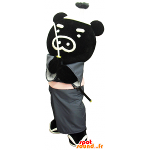 Boo Saemon mascotte, carattere asiatico samurai - MASFR26304 - Yuru-Chara mascotte giapponese