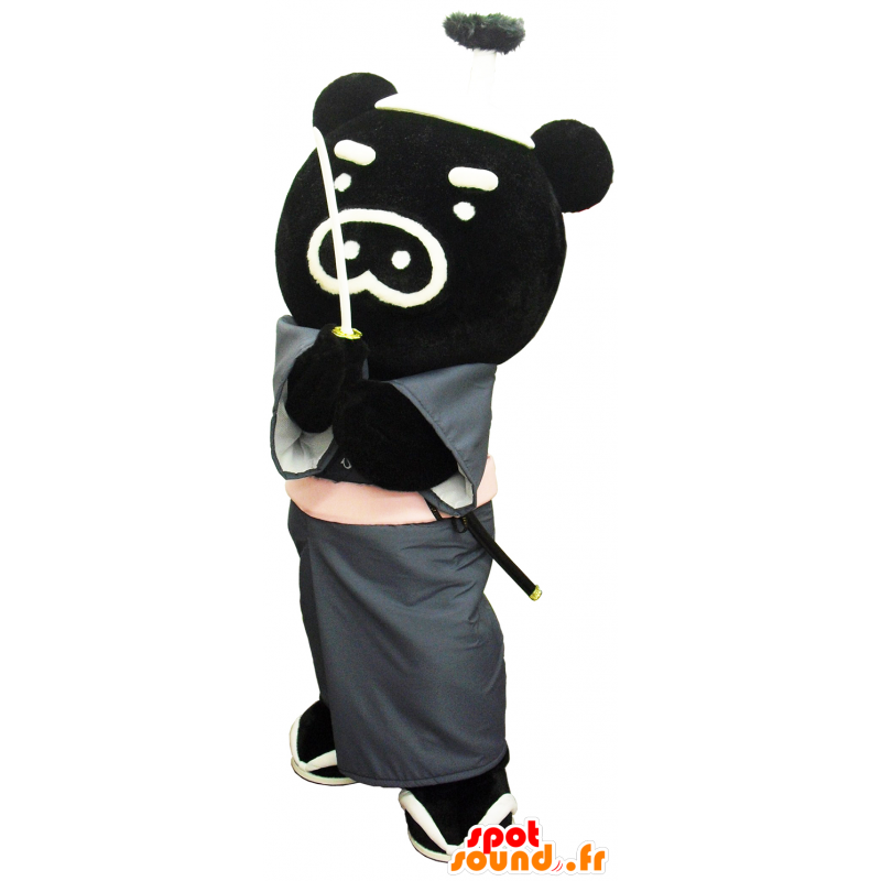 Boo Saemon mascotte, carattere asiatico samurai - MASFR26304 - Yuru-Chara mascotte giapponese