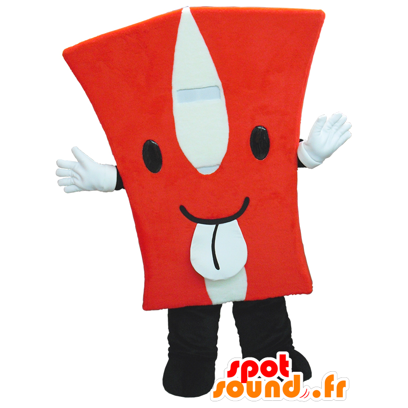 Shaped mascot red capital H - MASFR26308 - Yuru-Chara Japanese mascots